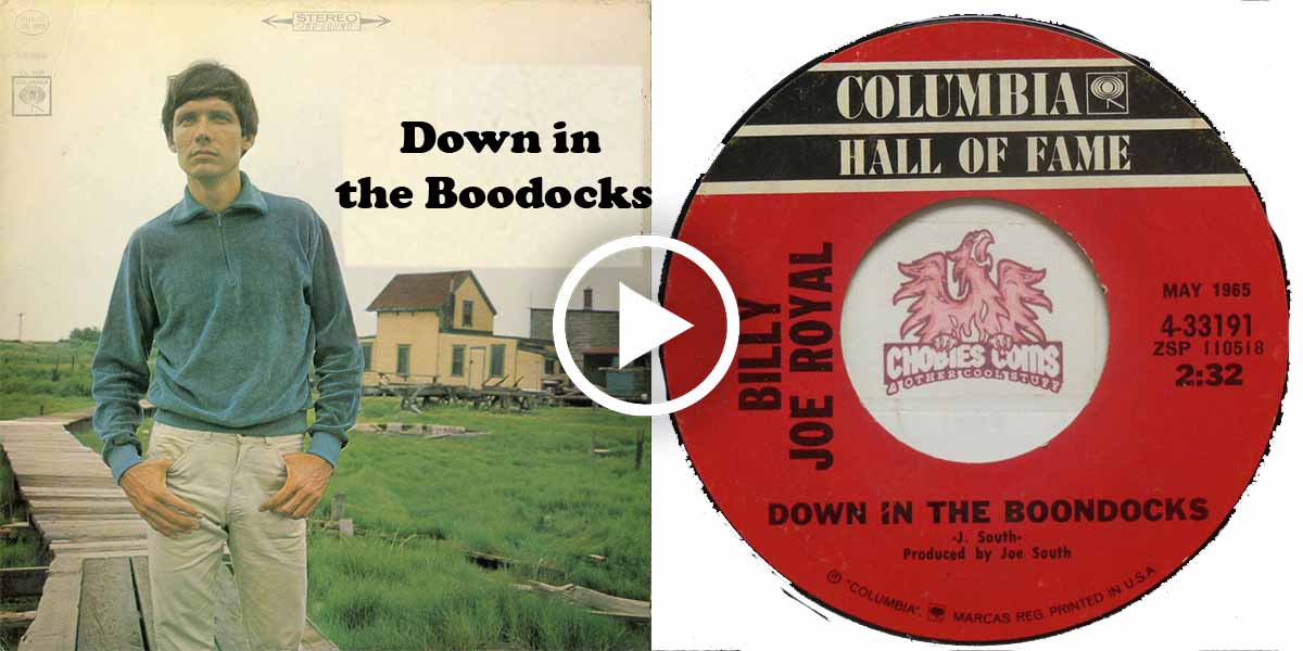 Down In The Boondocks - Billy Joe Royal's Timeless Oldies Hit (1965)